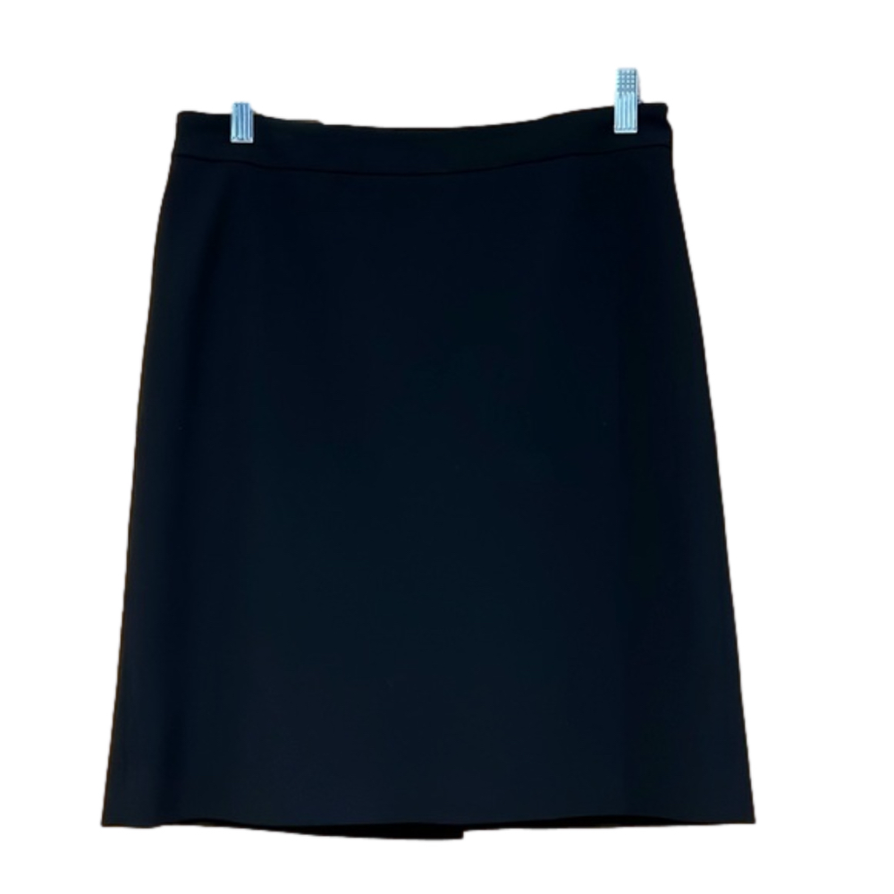 DKNY Donna Karan New York Black Wool Mini Skirt